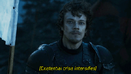 game of thrones GOT theon existential crisis.gif
